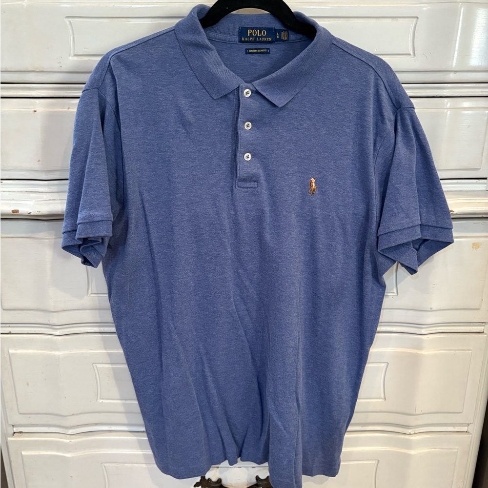 Ralph Lauren Men's Classic Blue Polo Shirt